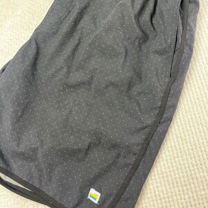 Vuori Mens Shorts Black Polka Dot Men's Medium Drawstring Activewear Casual Gym